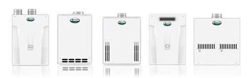 Tankless water heaters by AO Smith